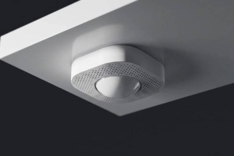 Environment Sensor installed on a ceiling surface
